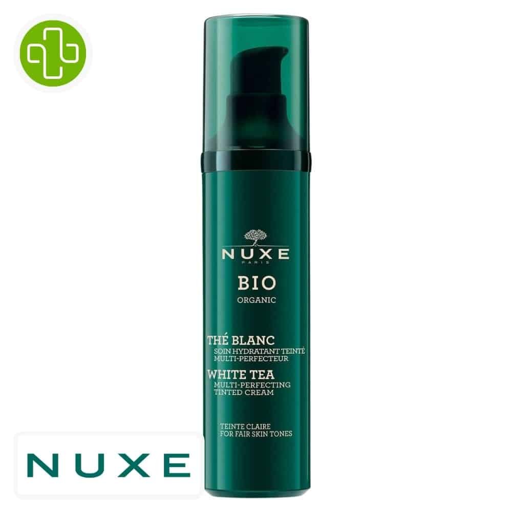 NUXE - Bio Soin Hydratant Multi-perfecteur Teinte Claire Thé Blanc - 50ml Maroc au meilleur prix | Parachezvous.ma