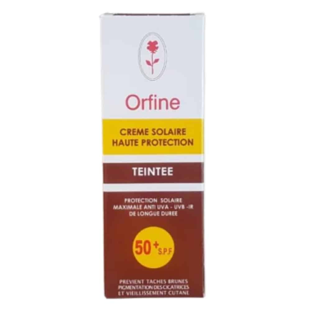 ORFINE - Crème Solaire Teintée SPF50+ - 50ml Maroc au meilleur prix | Parachezvous.ma
