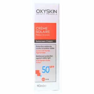 OXYSKIN - Crème Solaire Action Anti-taches Peau Grasse SPF50+ - 40ml Maroc au meilleur prix | Parachezvous.ma