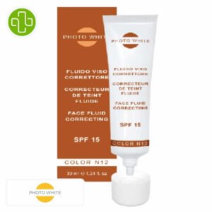 PHOTO-WHITE - Correcteur De Teint Fluide N°12 SPF15 - 20ml Maroc au meilleur prix | Parachezvous.ma