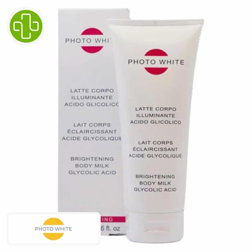 PHOTO-WHITE - Lait Corps Éclaircissant À L'acide Glycolique - 200ml Maroc au meilleur prix | Parachezvous.ma