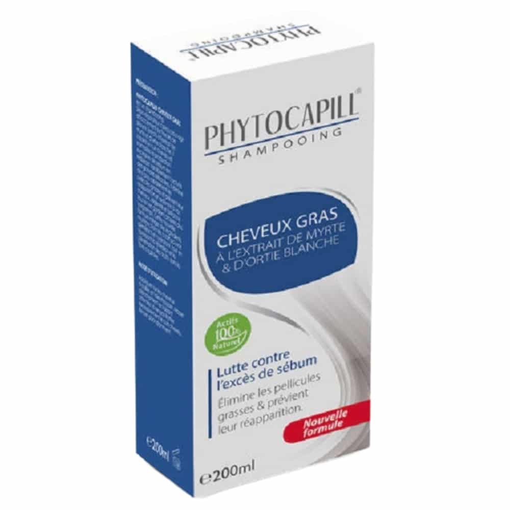 PHYTOCAPILL - Shampoing Cheveux Gras Excès De Sébum - 200ml Maroc au meilleur prix | Parachezvous.ma