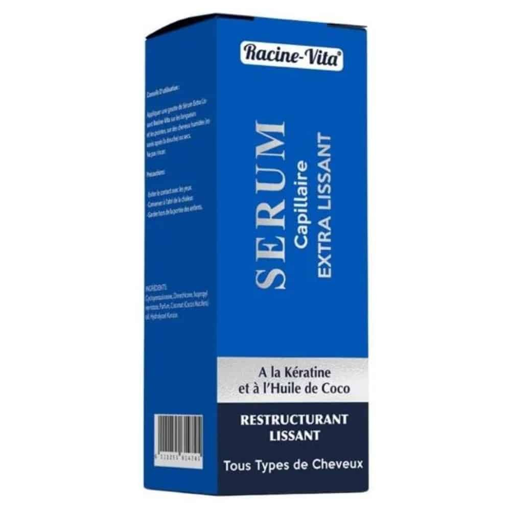 RACINE-VITA - Sérum Capillaire Extra Lissant Restructurant Kératine Et Huile De Coco - 40ml Maroc au meilleur prix | Parachezvous.ma