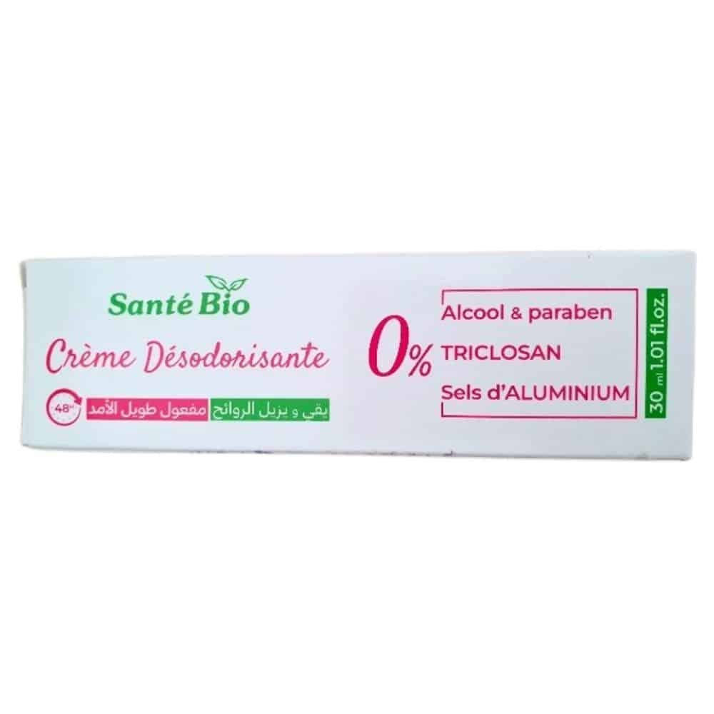 SANTÉ BIO - ​ Premium Crème Désodorisante - 30ml Maroc au meilleur prix | Parachezvous.ma