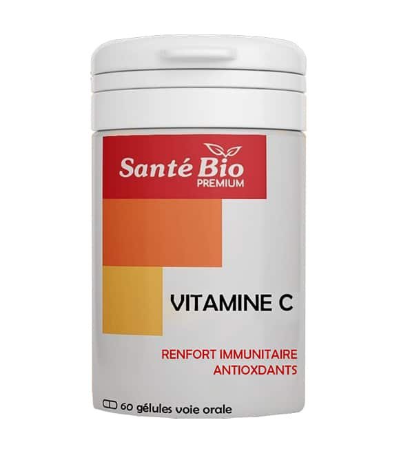 SANTÉ BIO - Premium Vitamine C Renfort Immunitaire Antioxydant - 60 Gélules Maroc au meilleur prix | Parachezvous.ma