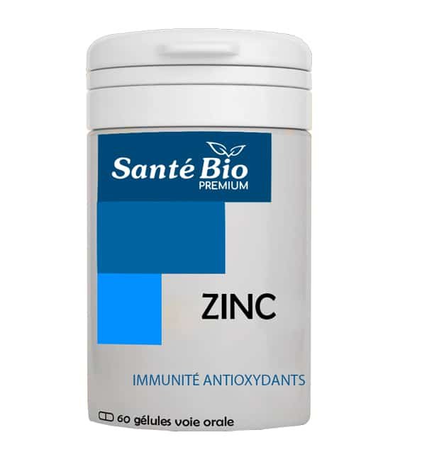 SANTÉ BIO - Premium Zinc Immunité Antioxydant - 60 Gélules Maroc au meilleur prix | Parachezvous.ma