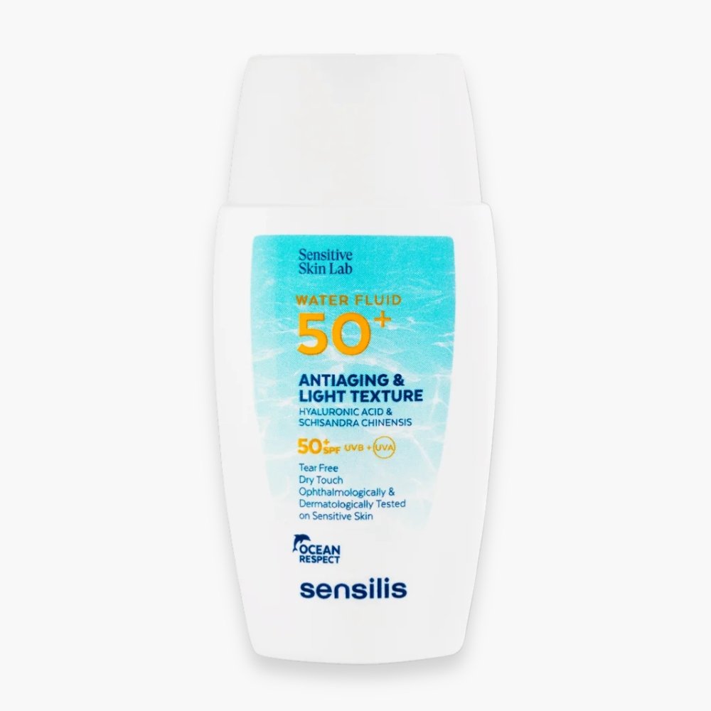 SENSILIS - Sun Water Fluid Anti-Âge Texture Légère Solaire SPF50+ - 40ml Maroc au meilleur prix | Parachezvous.ma