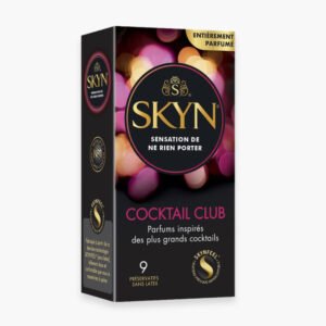 SKYN - Préservatif Cocktail Club (Cherry Sunrise, Pina Colada, Daiquiri Passion) - 9u Maroc au meilleur prix | Parachezvous.ma
