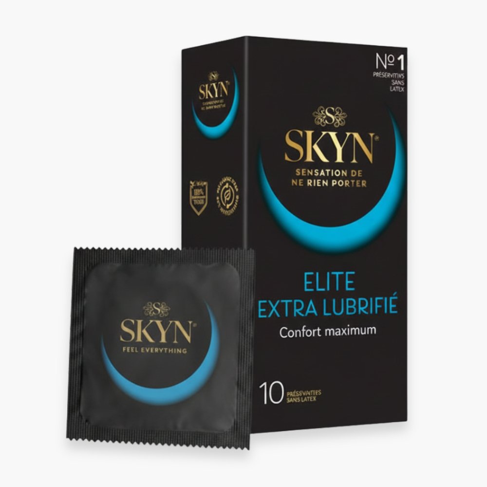 SKYN - Préservatif Elite Extra Lubrifié (Confort Maximum) - 10u Maroc au meilleur prix | Parachezvous.ma