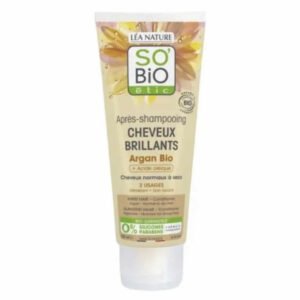SO BIO - Après-shampoing Cheveux Brillants Argan Et Acide Oléique Bio - 200ml Maroc au meilleur prix | Parachezvous.ma