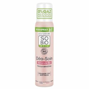 SO BIO - Déo-soin Déodorant Eco-spray Amande Anti-traces Peau Sensible 24h Bio - 100ml Maroc au meilleur prix | Parachezvous.ma