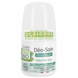 SO BIO - Déo-soin Déodorant Fraîcheur Menthe Bio - 50ml Maroc au meilleur prix | Parachezvous.ma
