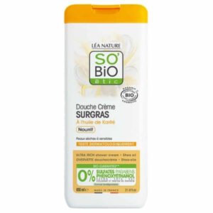 SO BIO - Douche-crème Surgras À L'huile De Karité Nourrit Bio - 650ml Maroc au meilleur prix | Parachezvous.ma