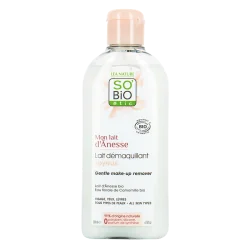 SO BIO LAIT DÉMAQUILLANT SOYEUX 200ml au lait d'anesse