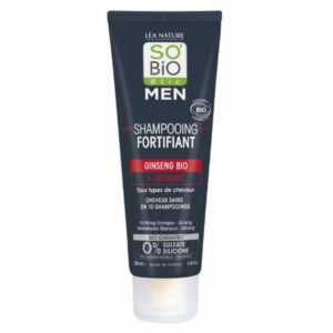 SO BIO - Men Shampoing Fortifiant Ginseng Et Arginine Bio - 250ml Maroc au meilleur prix | Parachezvous.ma