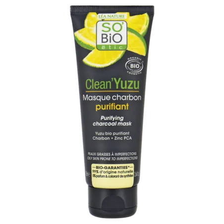 So Bio Yuzu Masque Charbon Purifiant 75Ml