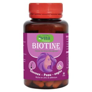 SVITA PREMIUM - Biotine Cheveux, Peau Et Ongles Gélules - 80 Gélules Maroc au meilleur prix | Parachezvous.ma