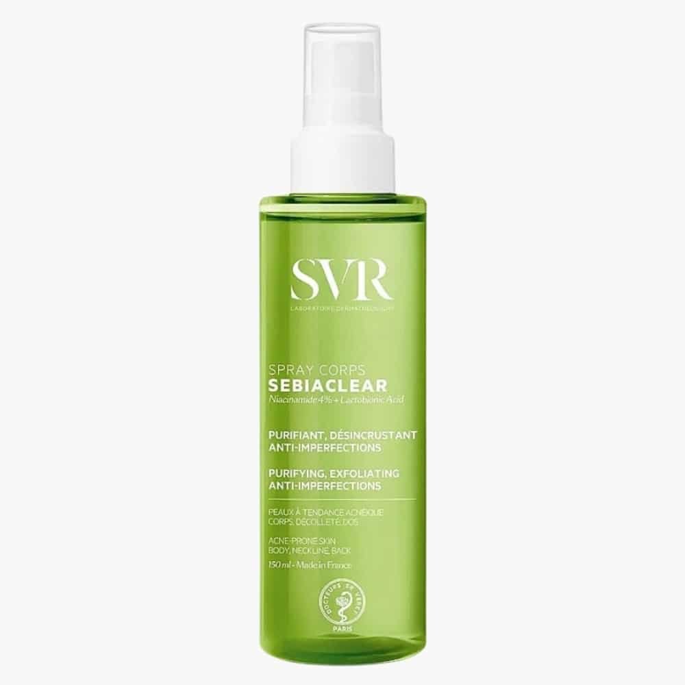 SVR - Sebiaclear Spray Corps Purifiant Désincrustant Anti-imperfections - 150ml Maroc au meilleur prix | Parachezvous.ma