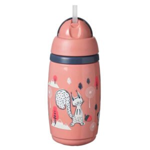 TOMMEE TIPPEE - Tasse Isotherme À Paille Anti-fuites Rose 266ml - 1u Maroc au meilleur prix | Parachezvous.ma