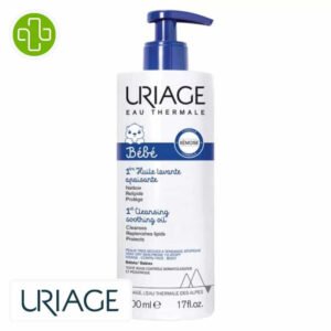URIAGE - Bébé 1ère Huile Lavante Apaisante - 500ml Maroc au meilleur prix | Parachezvous.ma