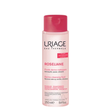 URIAGE ROSELIANE FLUIDE DERMO-NETTOYANT APAISANT 250ml Nettoie - Démaquille - Apaise