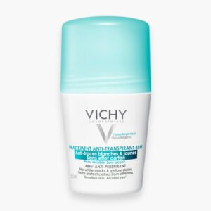 VICHY - Déodorant Roll-On Traitement Anti-Transpirant Anti-Traces Blanches & Jaunes 48h - 50ml Maroc au meilleur prix | Parachezvous.ma