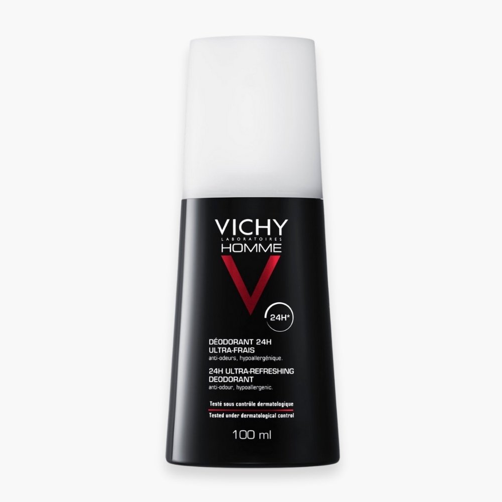 VICHY - Homme Déodorant Aérosol Ultra-Frais 24h - 100ml Maroc au meilleur prix | Parachezvous.ma