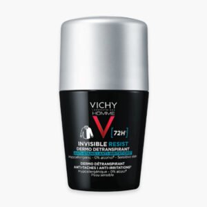 VICHY - Homme Déodorant Roll-On Invisible Resist Dermo Détranspirant Anti-Taches Anti-Irritations 72h - 50ml Maroc au meilleur prix | Parachezvous.ma