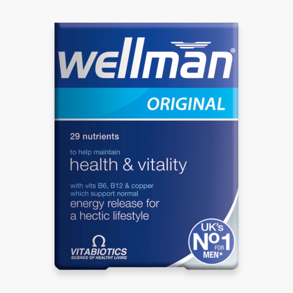 VITABIOTICS - Wellman Santé & Vitalité Homme - 30 comprimés Maroc au meilleur prix | Parachezvous.ma