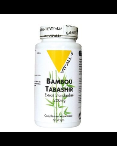 VITALL + BAMBOU TABASHIR BIOLOGIQUE 200 MG 60 GELULES