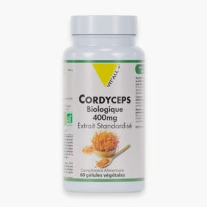 VITALL+ - Cordyceps Biologique 400mg Extrait Standardisé - 60 Gélules Maroc au meilleur prix | Parachezvous.ma