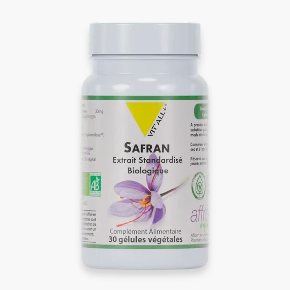 VITALL+ - Safran Biologique Extrait Standardisé - 30 Gélules Maroc au meilleur prix | Parachezvous.ma
